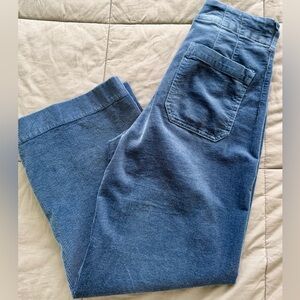 Maeve Colette Corduroy Crop Wide-Leg Pants Size 27